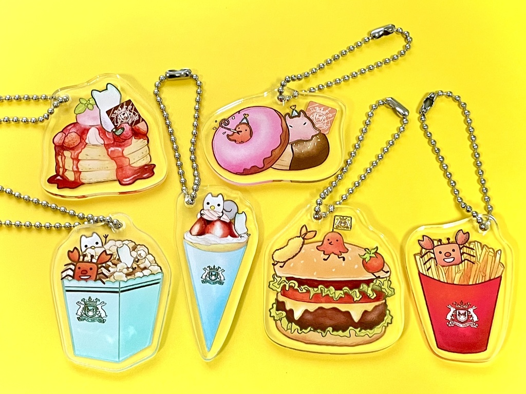 ランダムアクリルキーホルダー(全6柄)