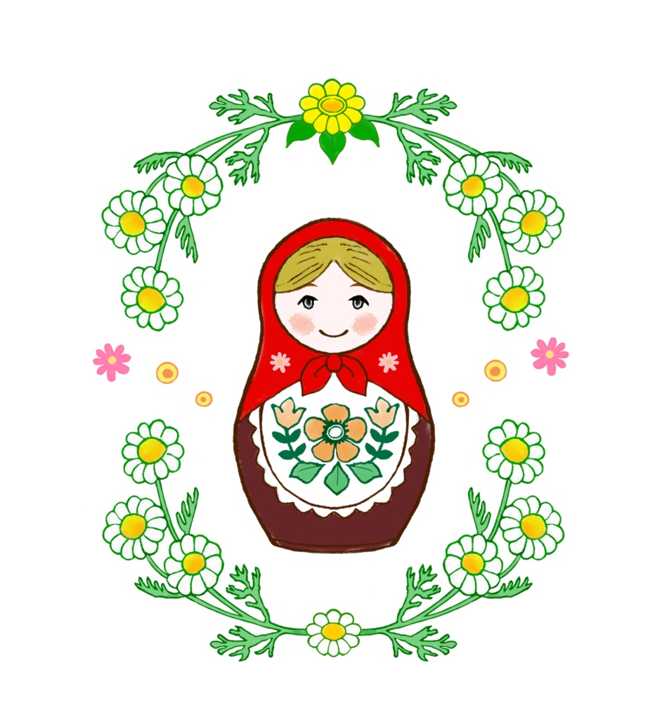 マトリョーシカ赤