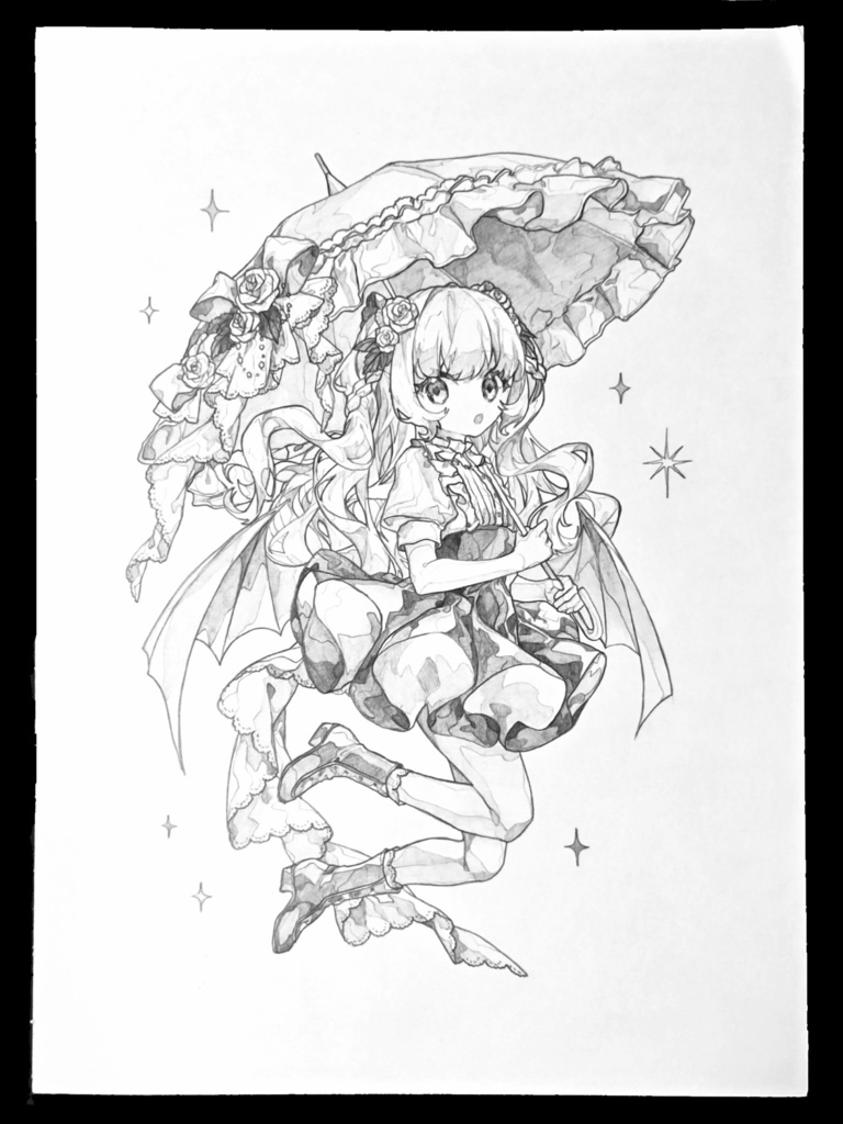 [原画] A4サイズ-1(ポストカード付)