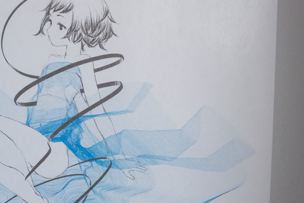 青い花々・A3リソグラフ 3種セット