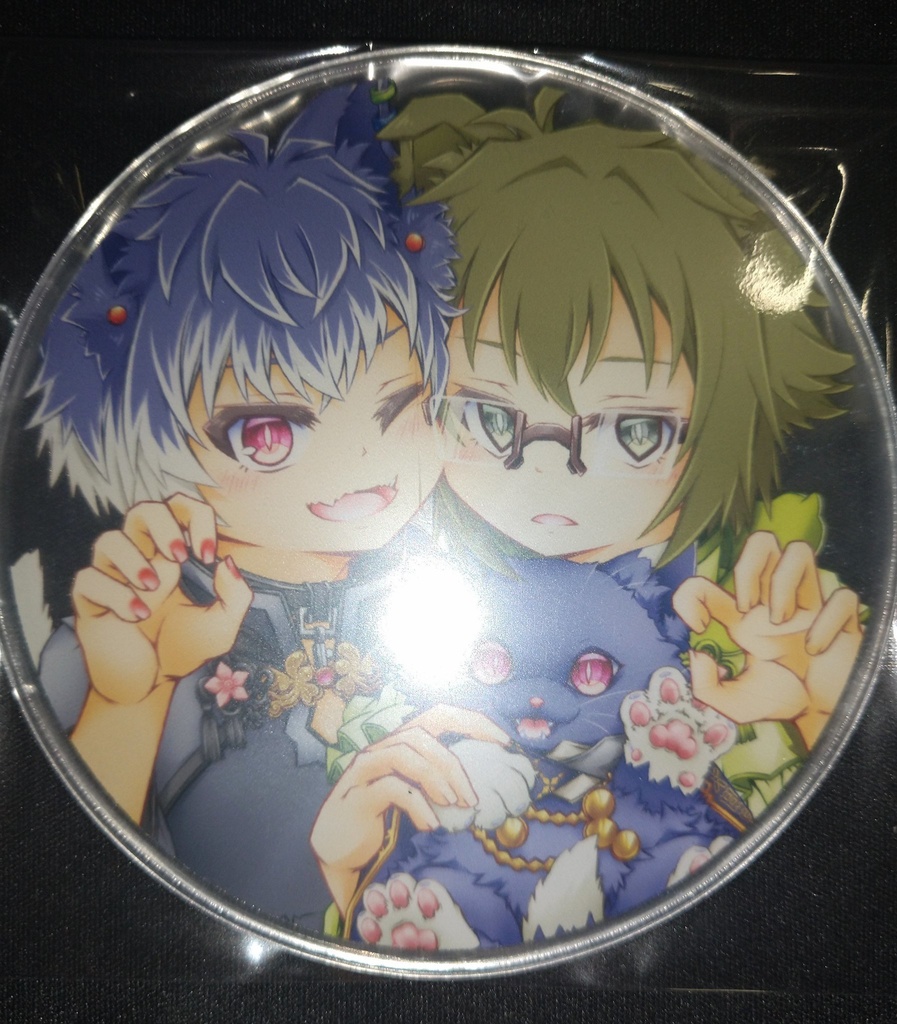 猫モモヤマなアクリルコースター