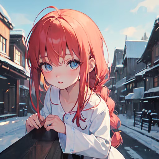 空の下　イラスト