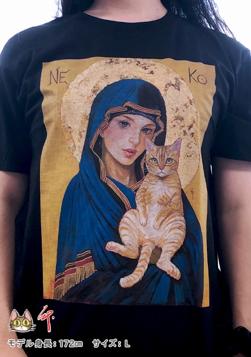 ネコンTシャツ(ブラック)