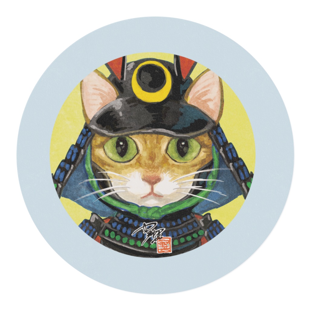 猫武将マスキングテープ