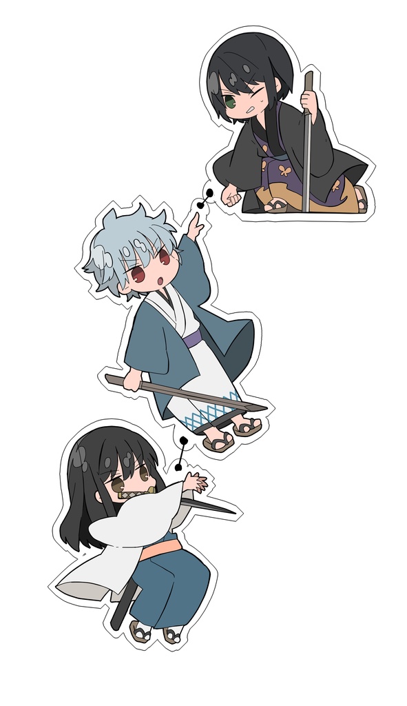 銀魂最終巻p のあのシーンアクキー セット Yakitarako Booth