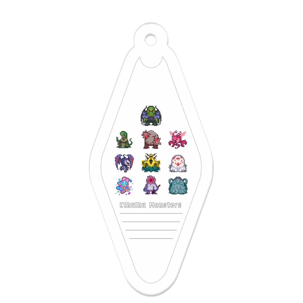 ドットクトゥルフモンスターズ アクリルキーホルダー