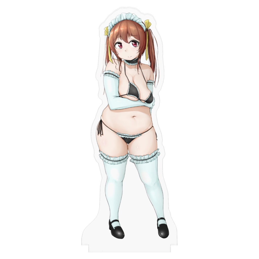 ムチぽちゃマイクロビキニメイドさんアクリルフィギュア