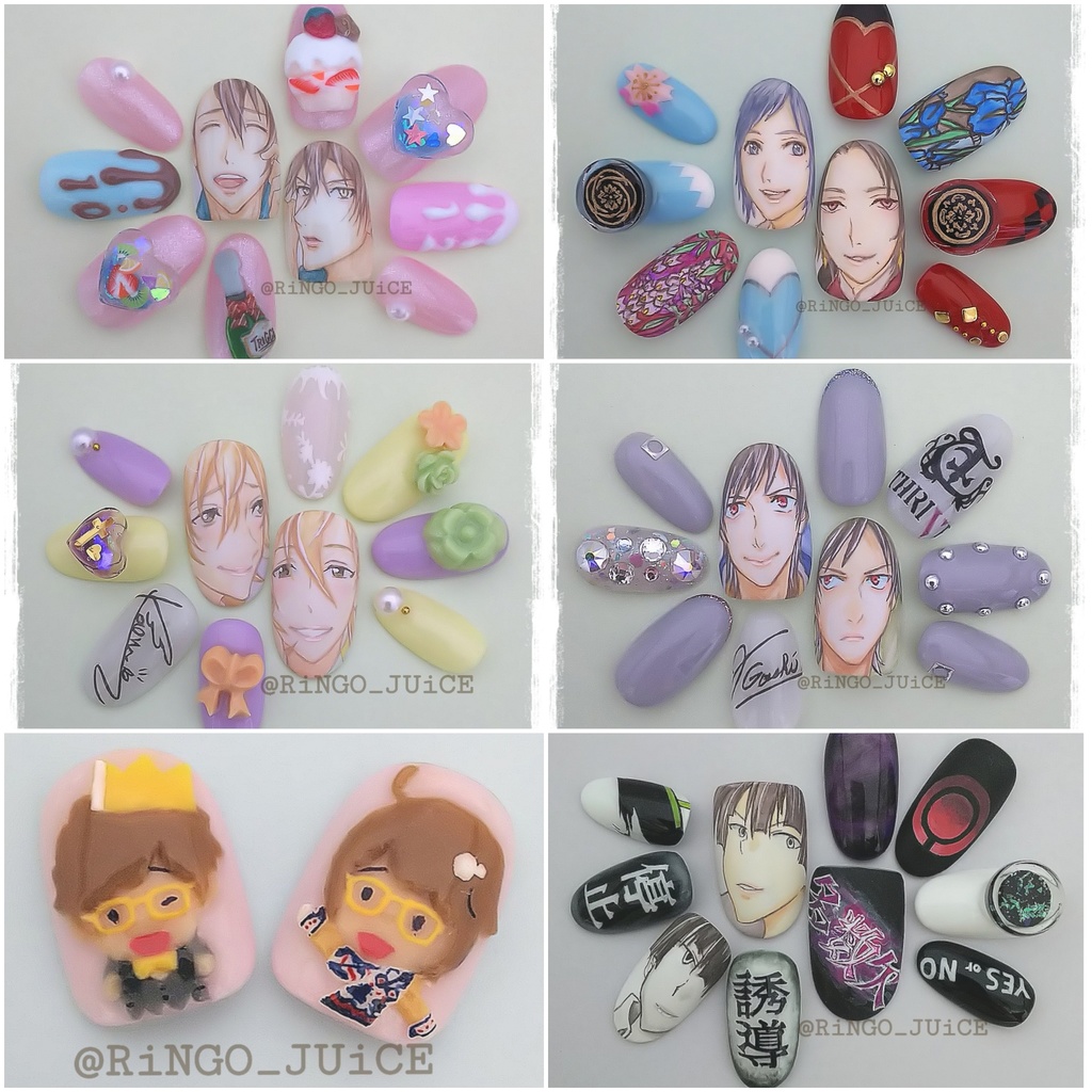 痛ネイルチップ♡痛デコ・痛ケース【ALL手描き】匿名配送/ネコポス