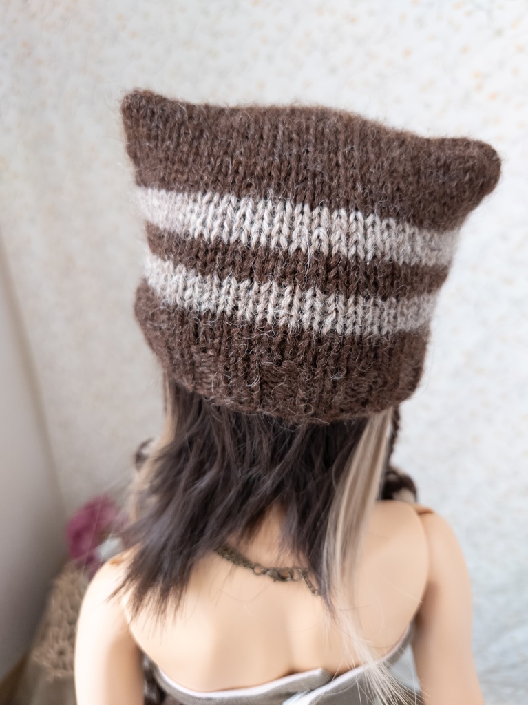 猫耳ニット帽