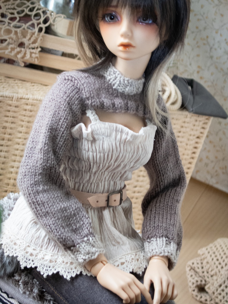 ベリーショートセーター改