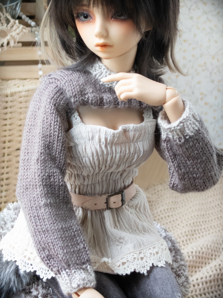 ベリーショートセーター改