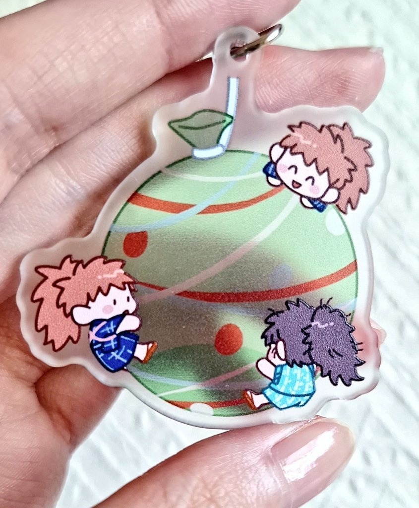 夏っぽい五ろアクキー