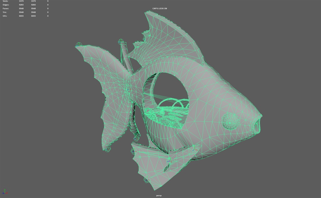 Chinese Stylized Goldfish Festival Lantern with Animation 中国風のアニメーション付き金魚節提灯