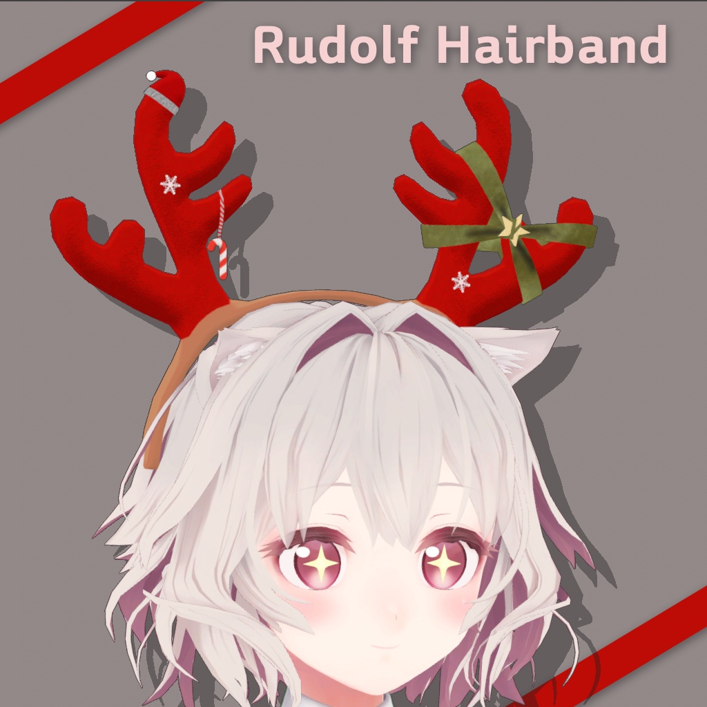  トナカイのヘッドバンド / Rudolf Hairband