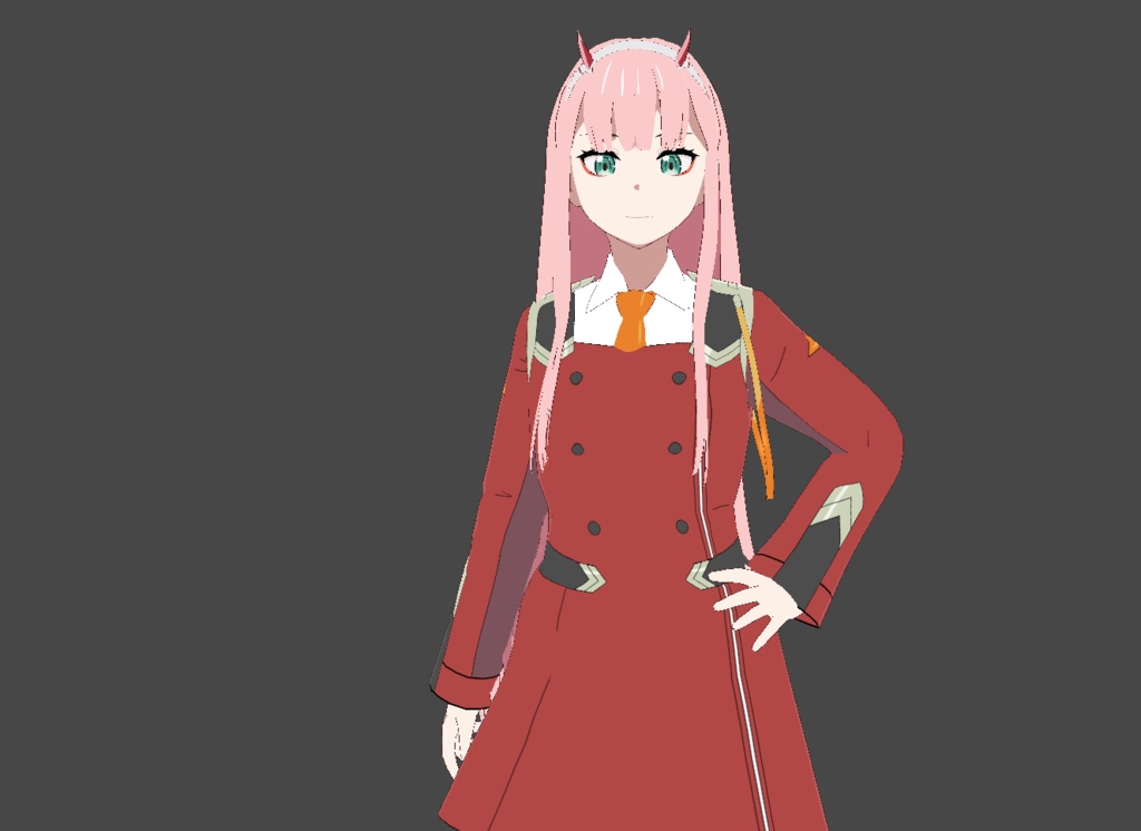 Zero Two Vroid Model