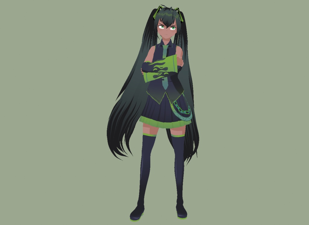 Monster Miku VRoid model