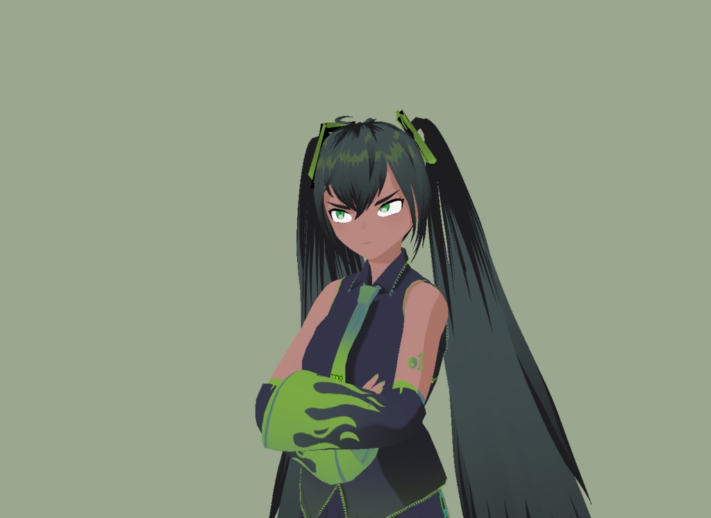 Monster Miku VRoid model