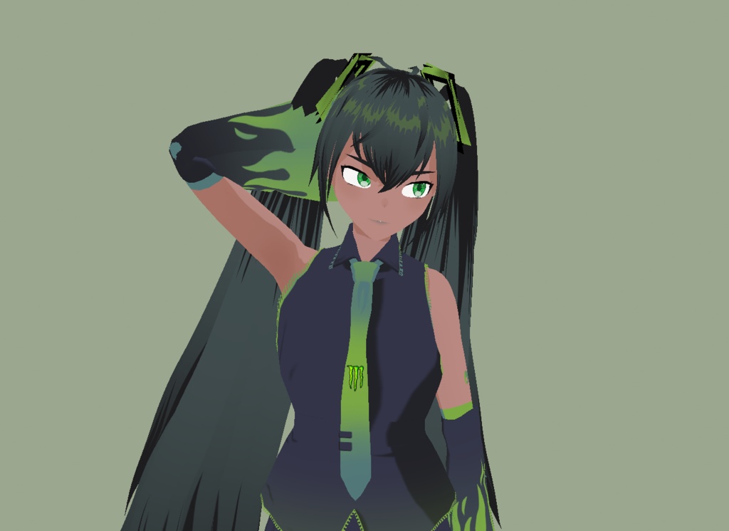 Monster Miku VRoid model