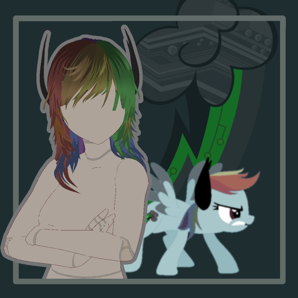 Rainbine (hair vroid)