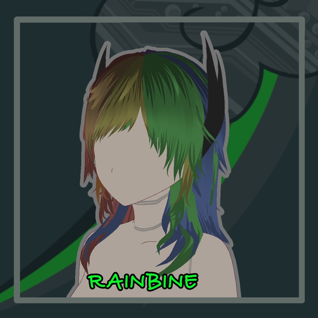 Rainbine (hair vroid)