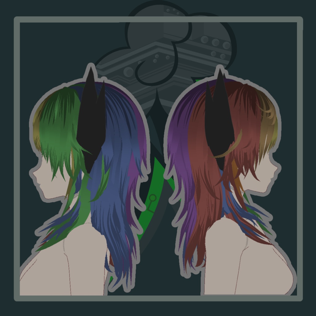 Rainbine (hair vroid)