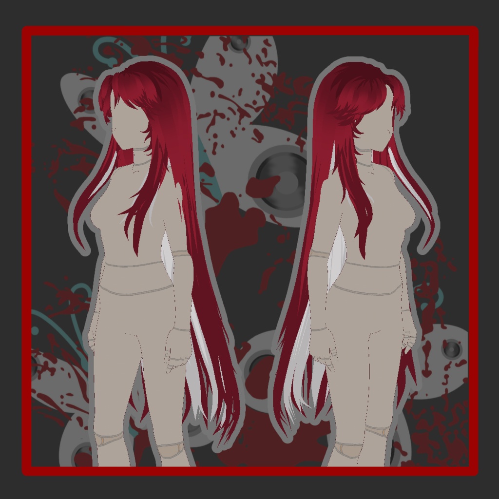 FlutterSHOUT (hair vroid)