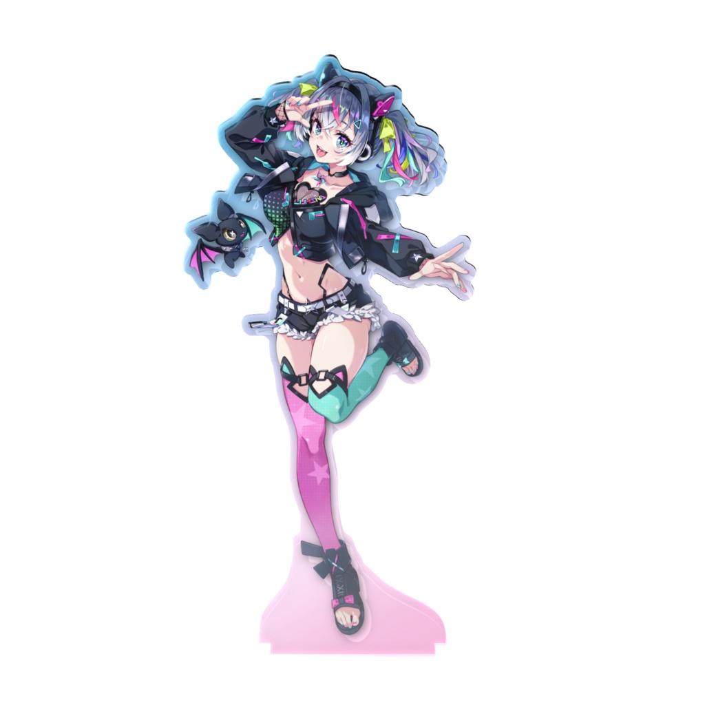 【デビュー記念】夜光ルミナアクリルスタンド(160mm×160mm)