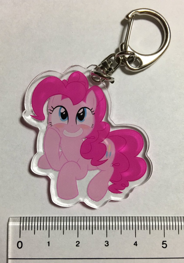 照れピンアクリルキーホルダー