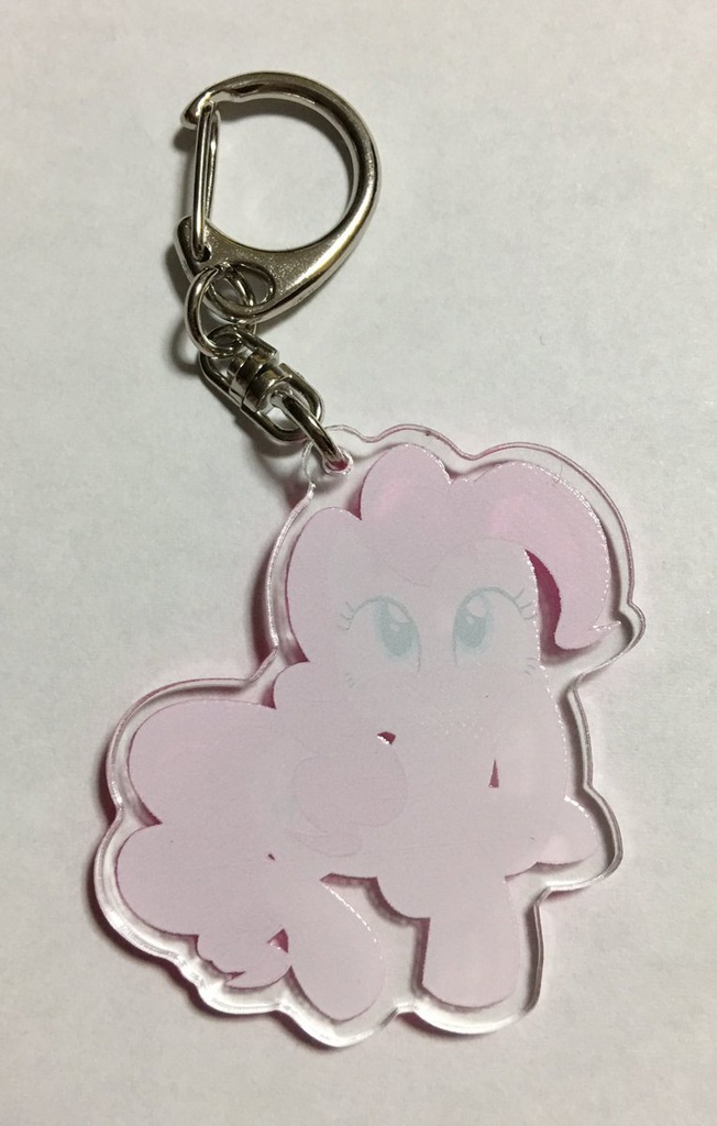照れピンアクリルキーホルダー