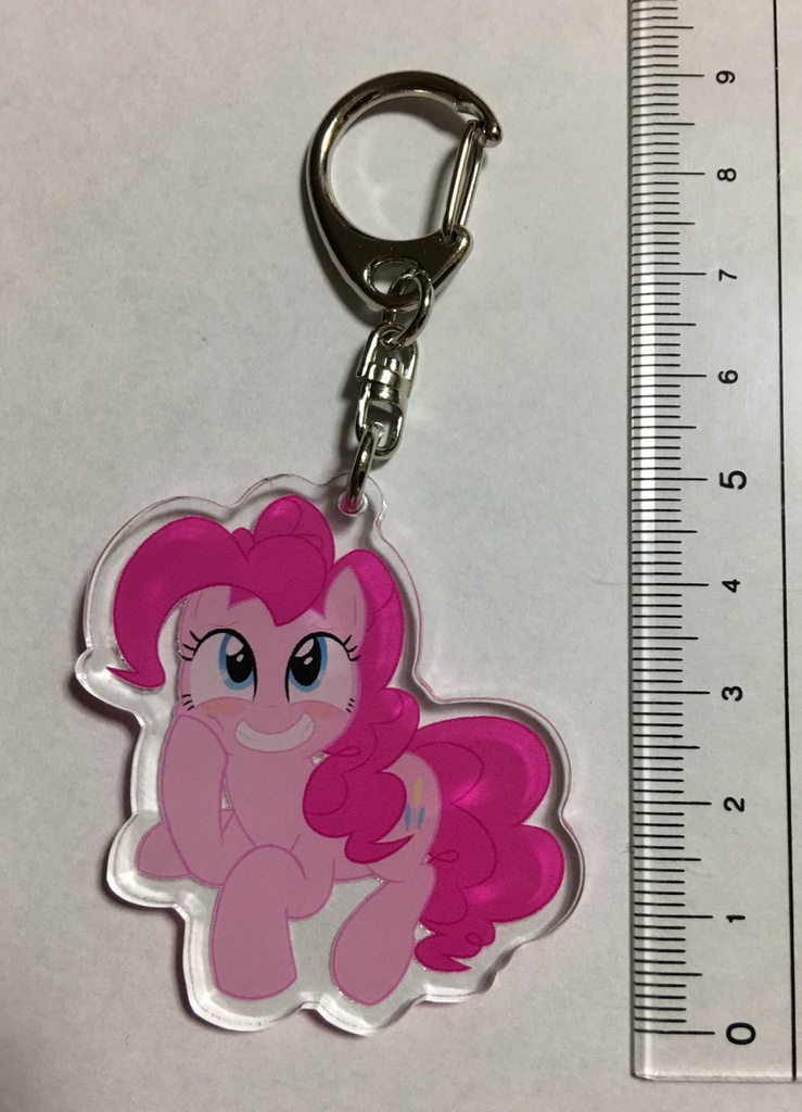 照れピンアクリルキーホルダー