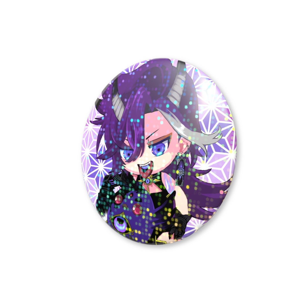 【非公式】Banzoin Hakka can badge03【HOLOSTARS EN TEMPUS】