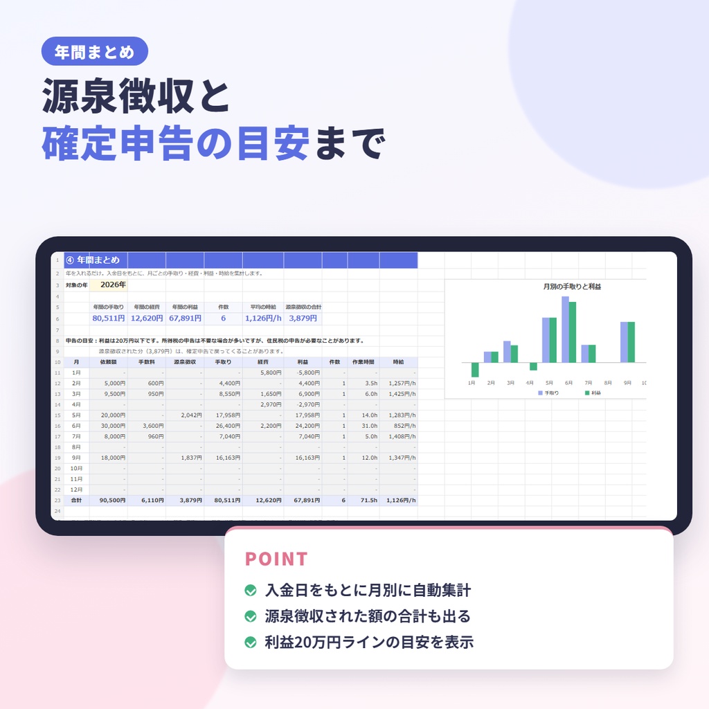 イラスト依頼まるごと管理シート【Excel・Googleスプレッドシート対応】