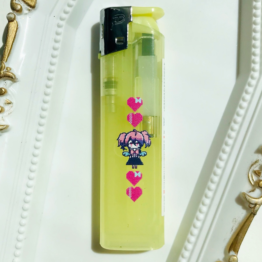 しぇ ドット絵ライター パステルイエロー