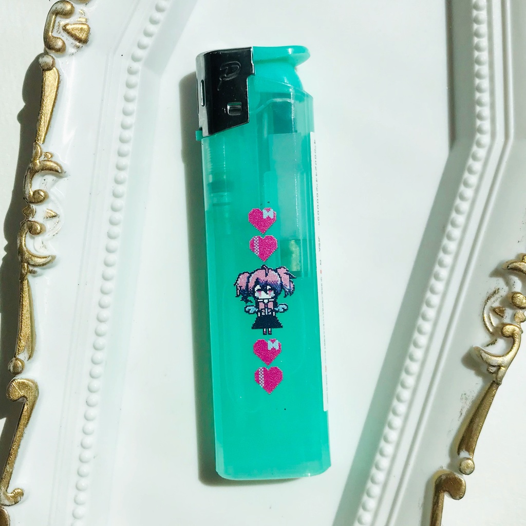 しぇ ドット絵ライター パステルグリーン