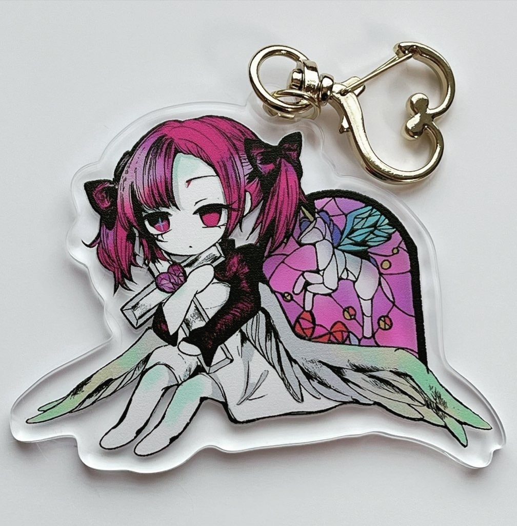 【数量限定】しぇ 堕天使アクキー