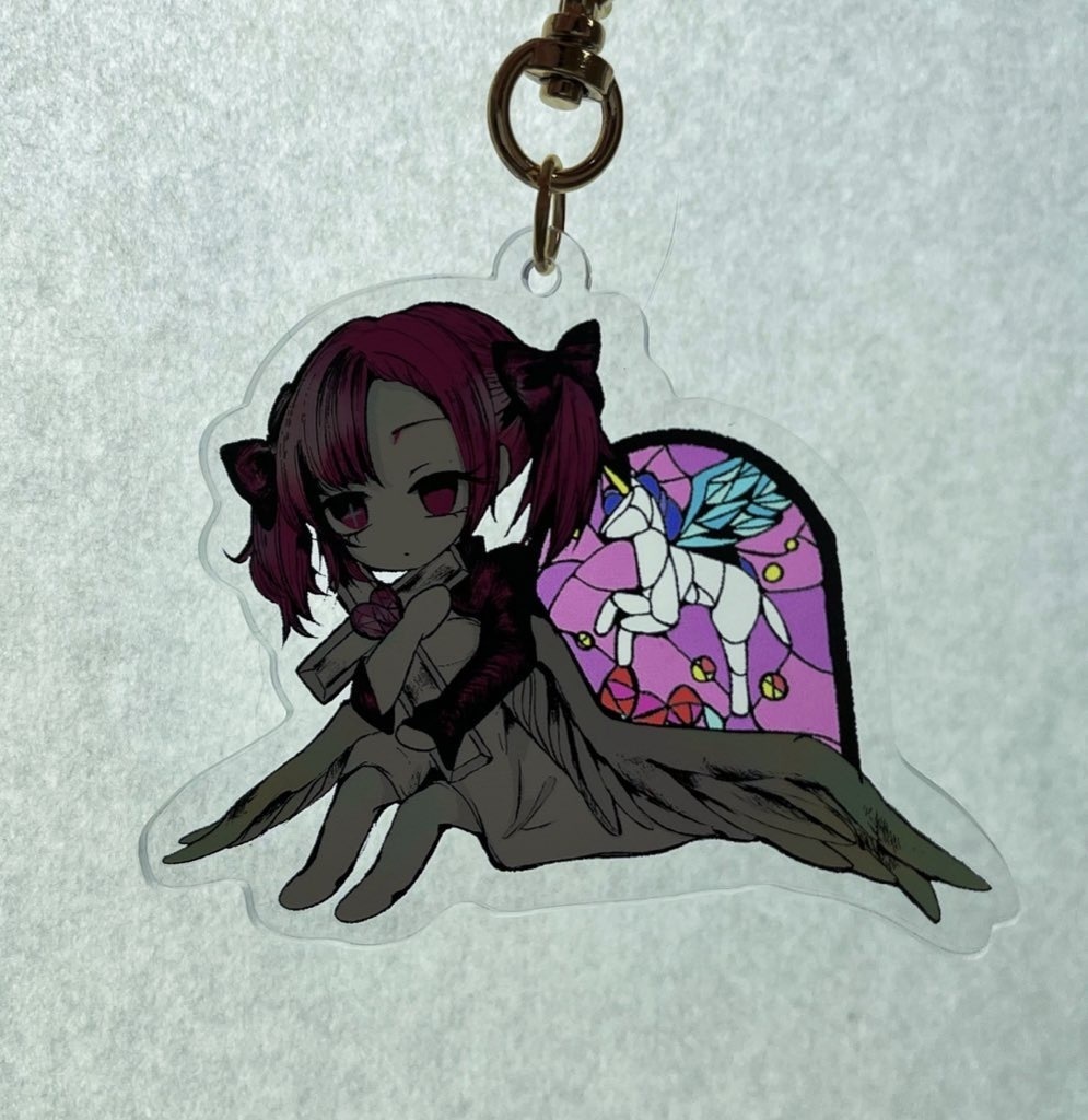 【数量限定】しぇ 堕天使アクキー