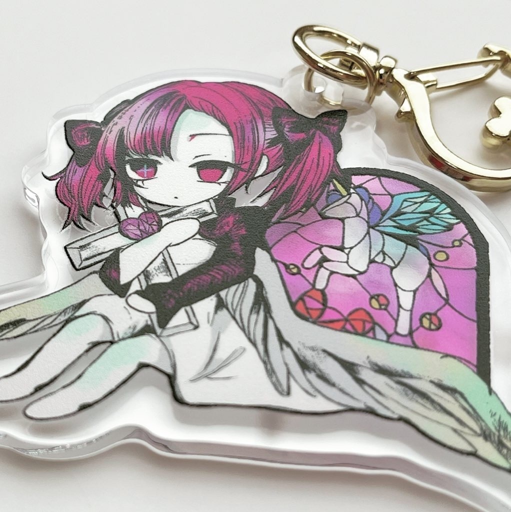 【数量限定】しぇ 堕天使アクキー