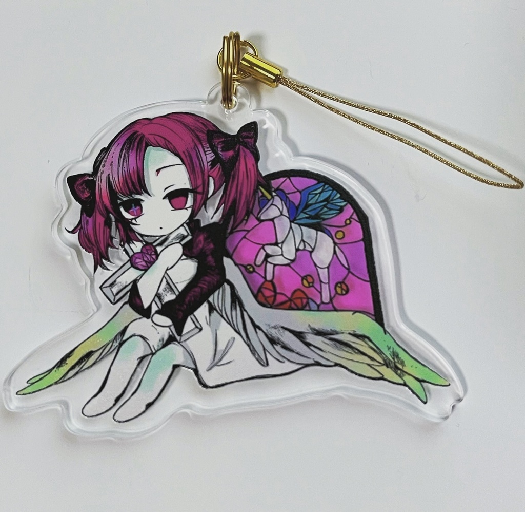 【数量限定】しぇ 堕天使ストラップ