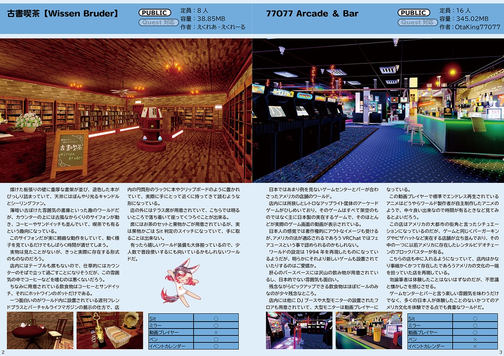 【コミV2】VRCシュランガイド2-VRChatレストラン&酒場ガイドブック-