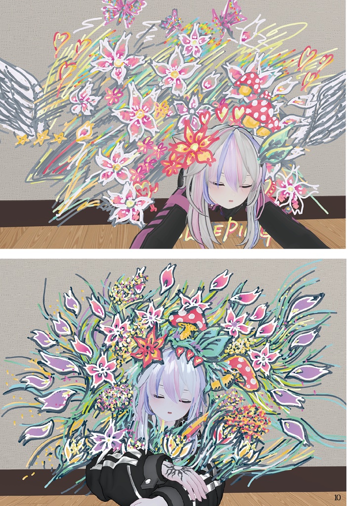 せかいいちじゆうなキャンバス~VRChatQvペンイラスト集~