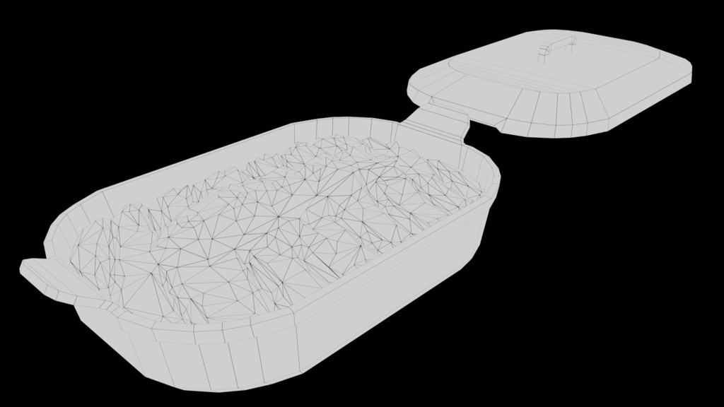 ニシンパイ 3Dモデル 3D小物