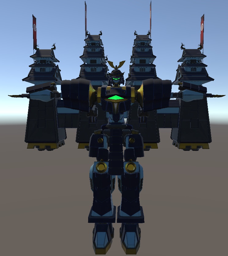 オリジナル3Dモデル~鎧王「Gai-oh」