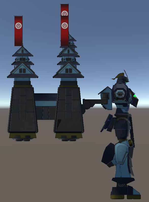 オリジナル3Dモデル~鎧王「Gai-oh」