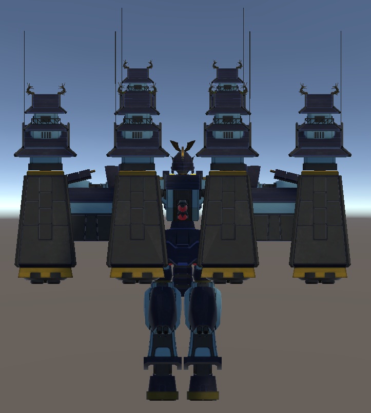 オリジナル3Dモデル~鎧王「Gai-oh」