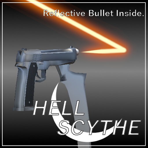 【オリジナル3Dモデル】「Hell Scythe」【アバターギミック付きハンドガン】