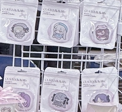 ハーフカットクリアステッカー