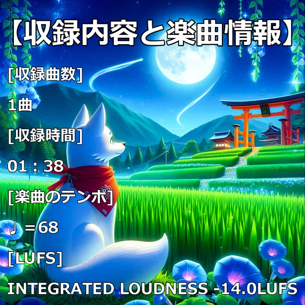 【映像制作用/配信用|和風BGM素材】【商用利用可】≪狐神銀月≫KOSHIN GINGETSU