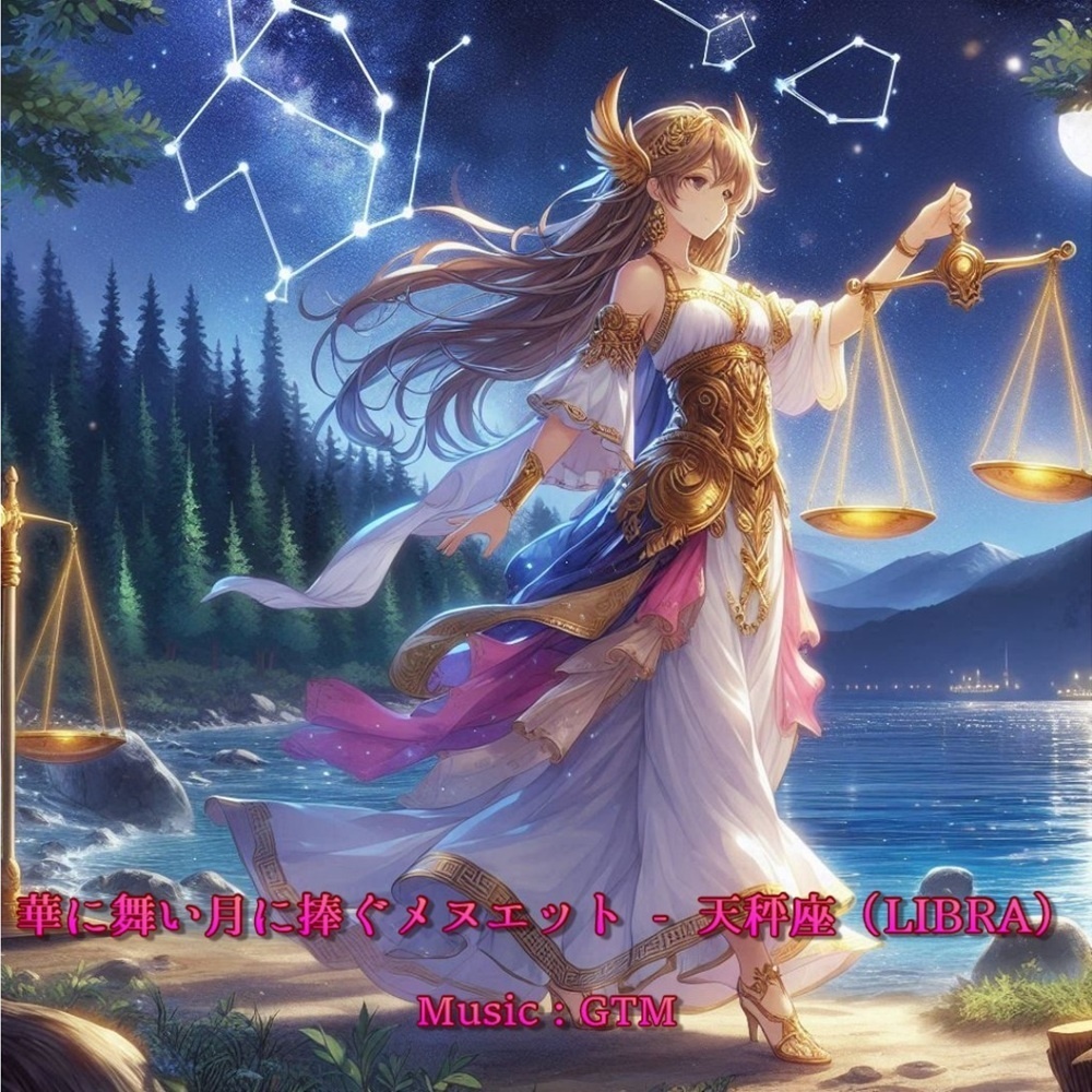 【映像・配信向け 高品質BGM素材】≪華に舞い月に捧ぐメヌエット - 天秤座（LIBRA）≫