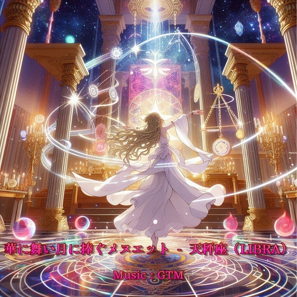 【映像・配信向け 高品質BGM素材】≪華に舞い月に捧ぐメヌエット - 天秤座(LIBRA)≫