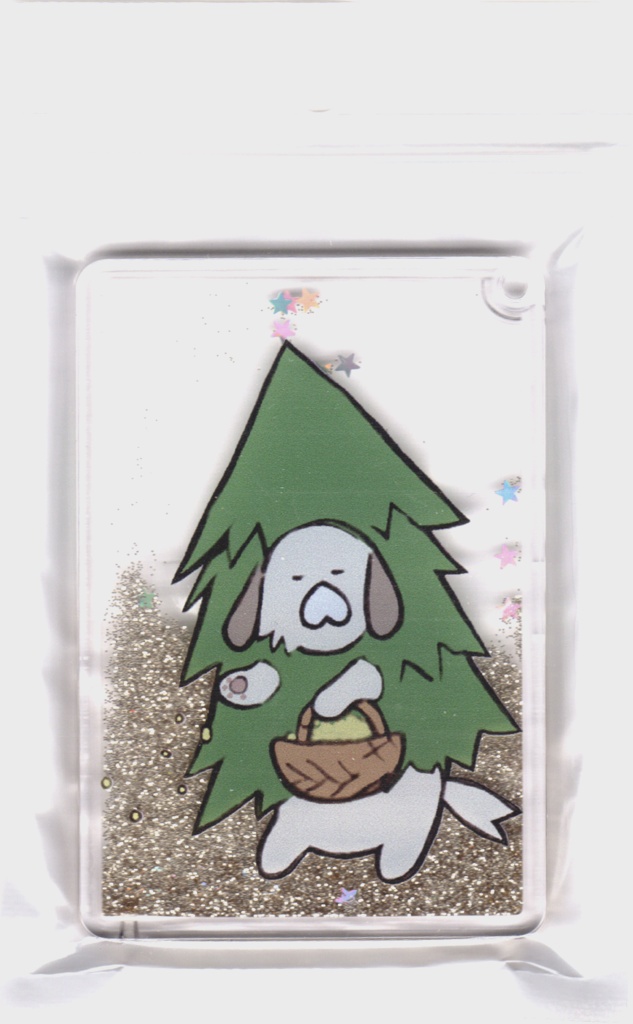 花粉グリッターキーホルダー